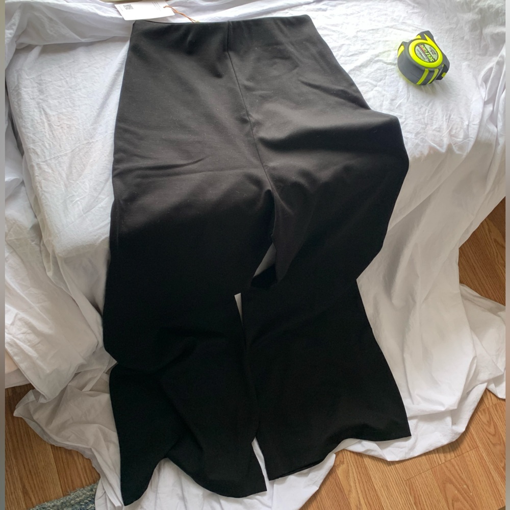 Ultra-Stretch Ponte Super Wide Leg Pants - Picture 12 of 15